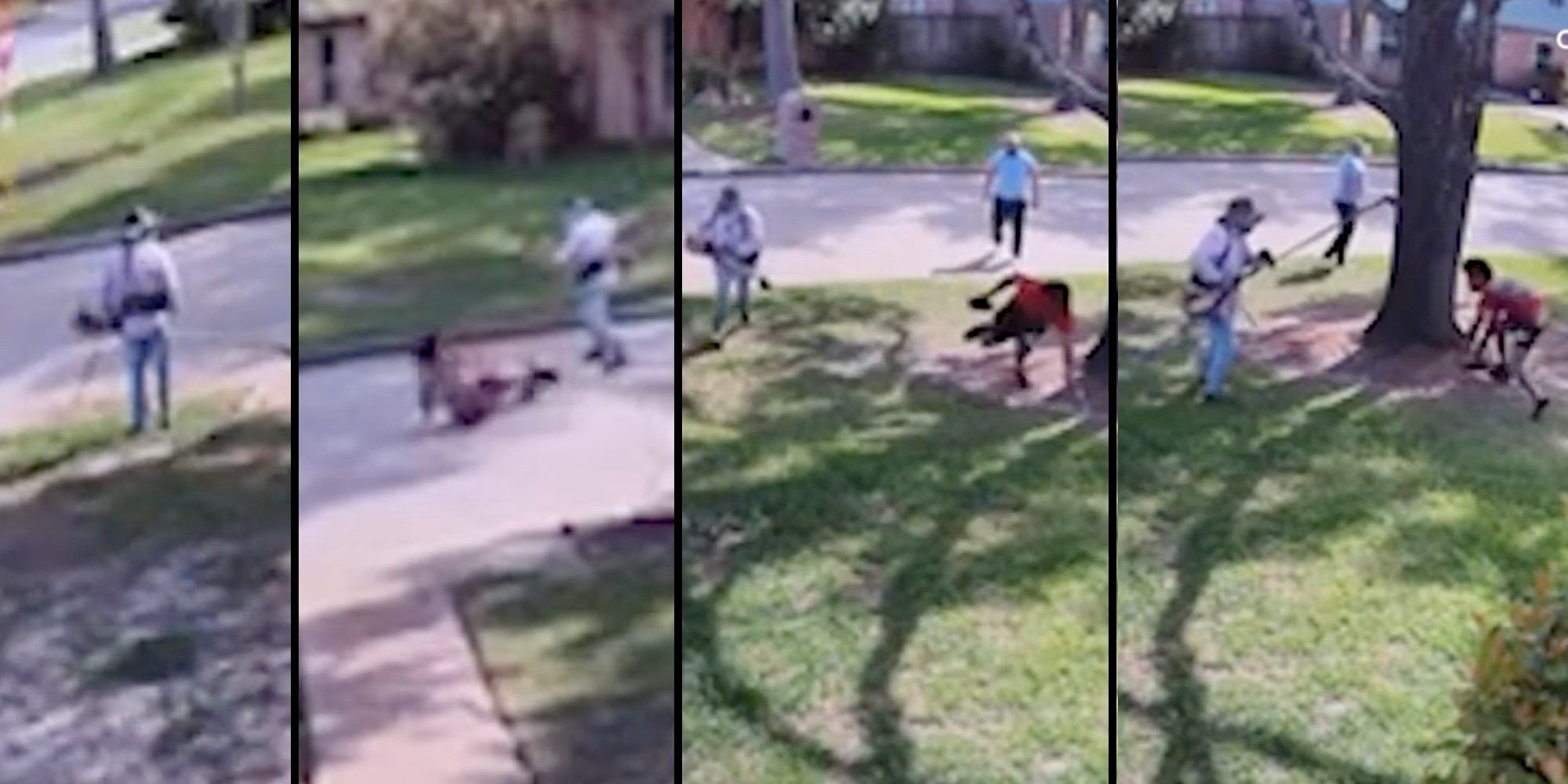 Lawn worker uses weed eater to knock alleged thief from getaway car on security video from Houston - Vimarsana News
