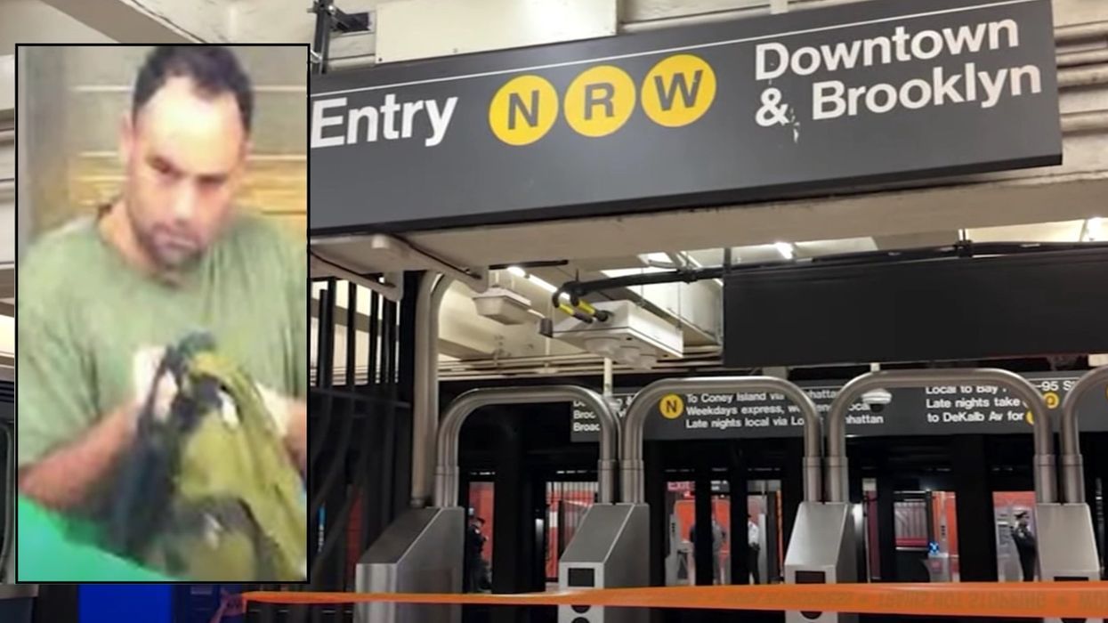 Man fires gun to scare away homeless man allegedly trying to rob woman in subway — police seek to arrest the vigilante