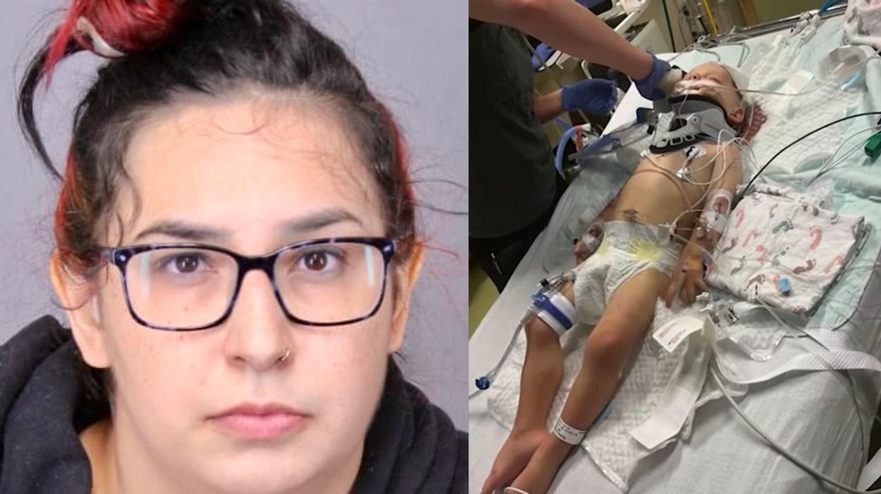 'She won't admit to anything': Police arrest babysitter after toddler entrusted to her care found horrifically brutalized