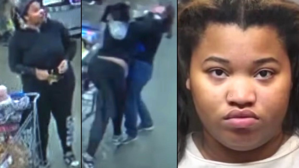Video shows mom attacking and injuring Kroger clerk after finding EBT card doesn't have enough funds, Michigan cops say