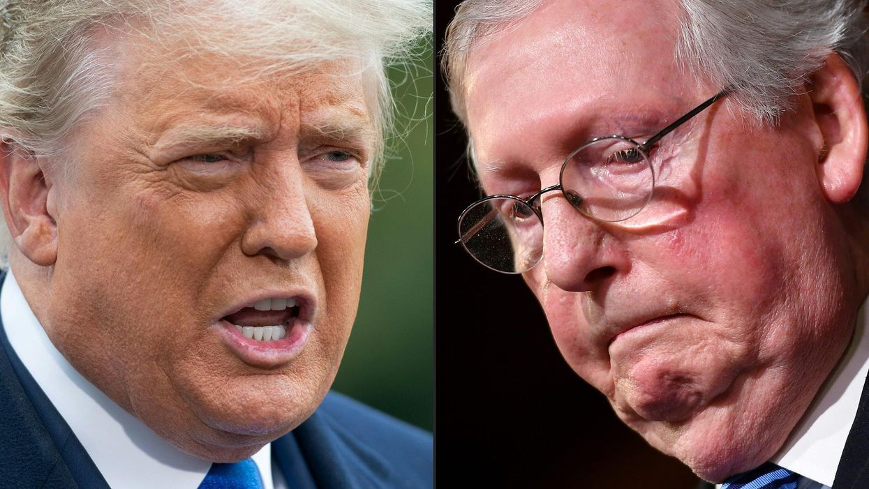 Mitch McConnell responds to Trump calling him a 'dumb son of a b***h' over the election