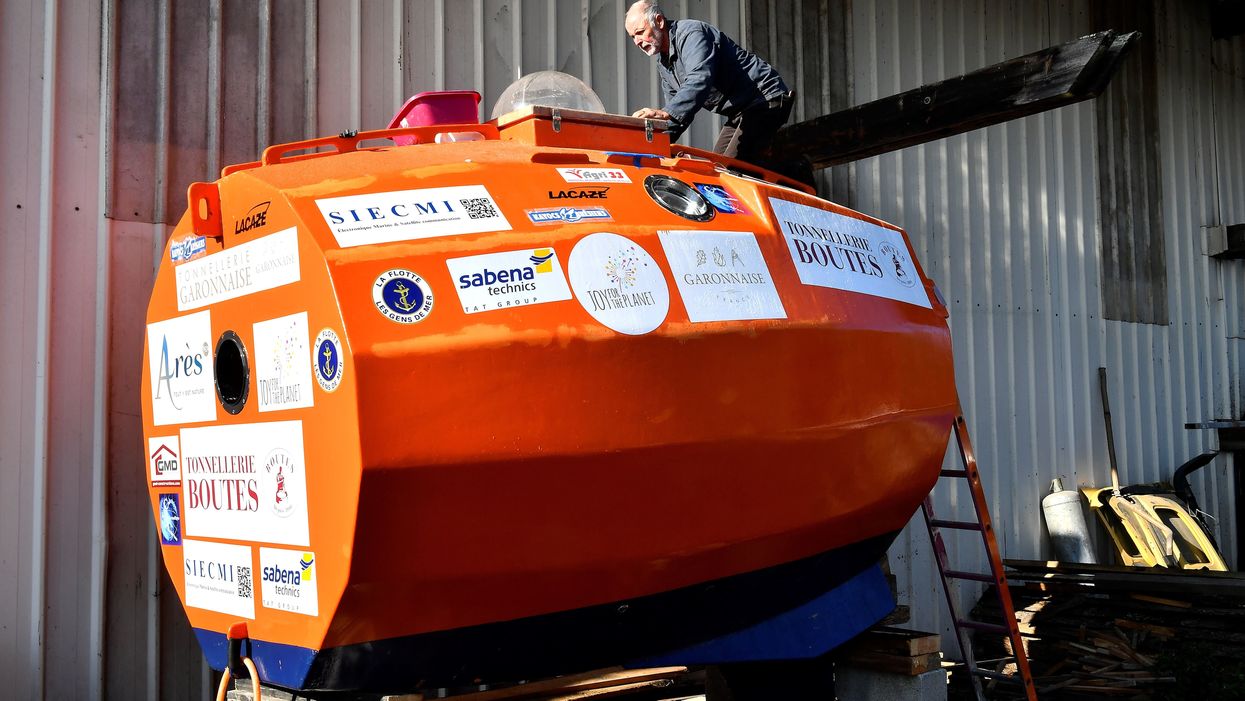 French retiree completes voyage across Atlantic Ocean in a barrel