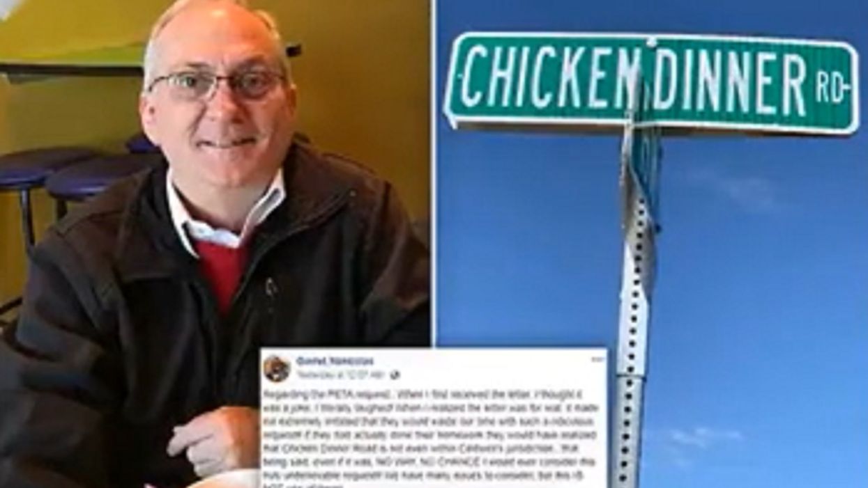 'NO WAY, NO CHANCE': Idaho mayor responds to PETA's request for road to be renamed