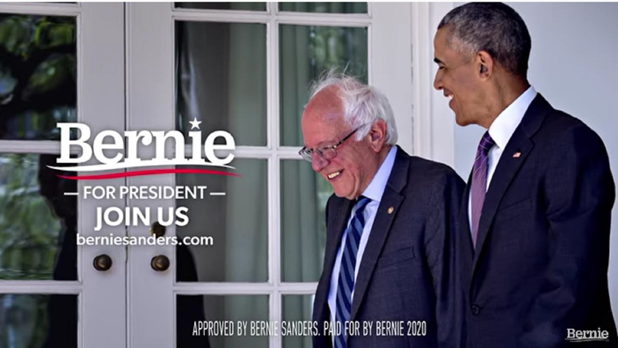 Sanders camp releases ad with Obama after accusing rivals of using former president as a 'prop'