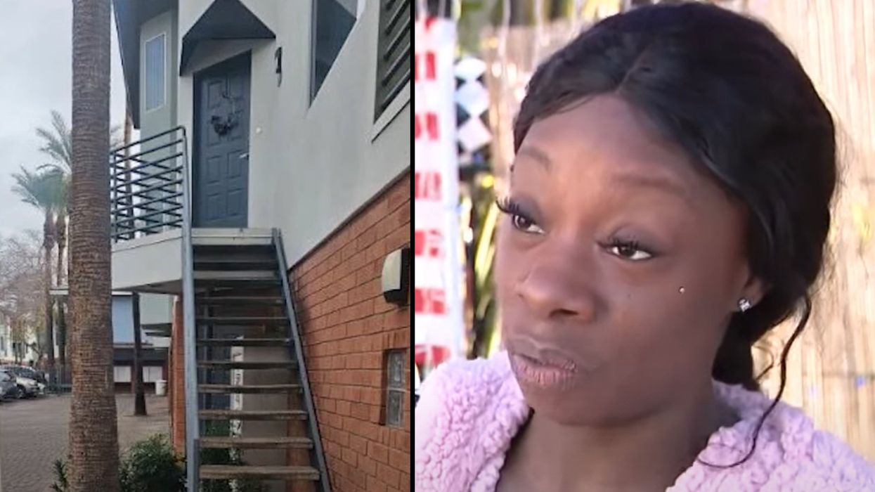 Arizona woman says 'raging' stranger tried to break down her front door: 'Then I shot. I fired.'