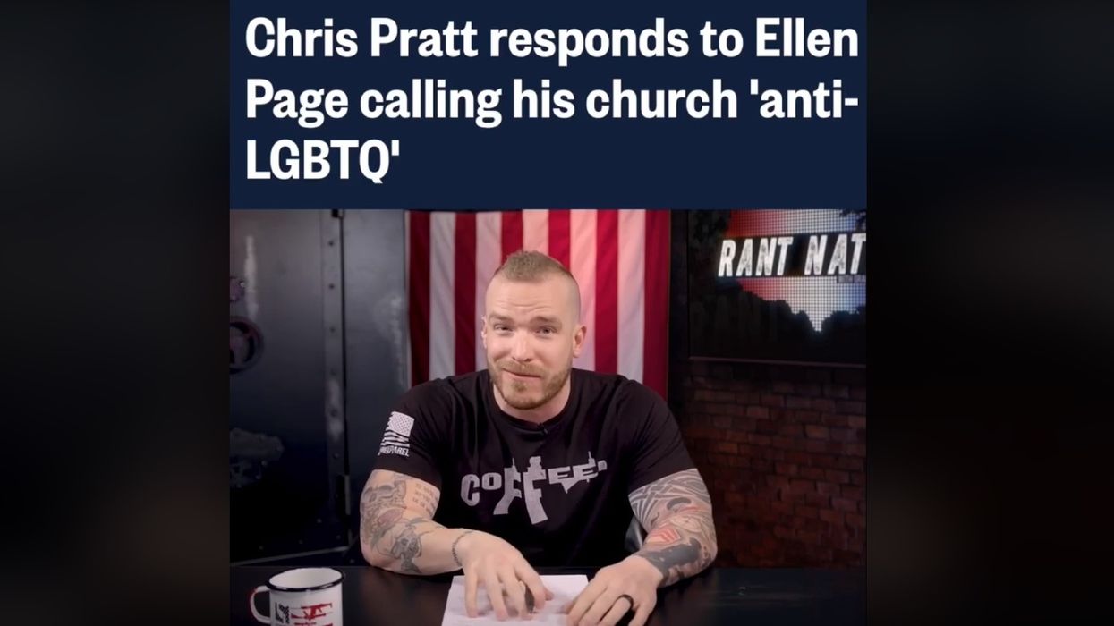 Graham Allen applauds actor Chris Pratt's perfect response to latest attack on his Christian values
