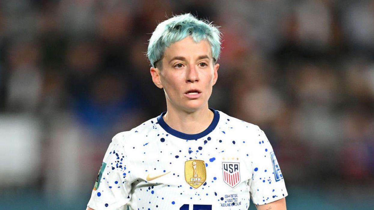 Megan Rapinoe, when confronted with criticism, says women are victims of a 'huge backlash'
