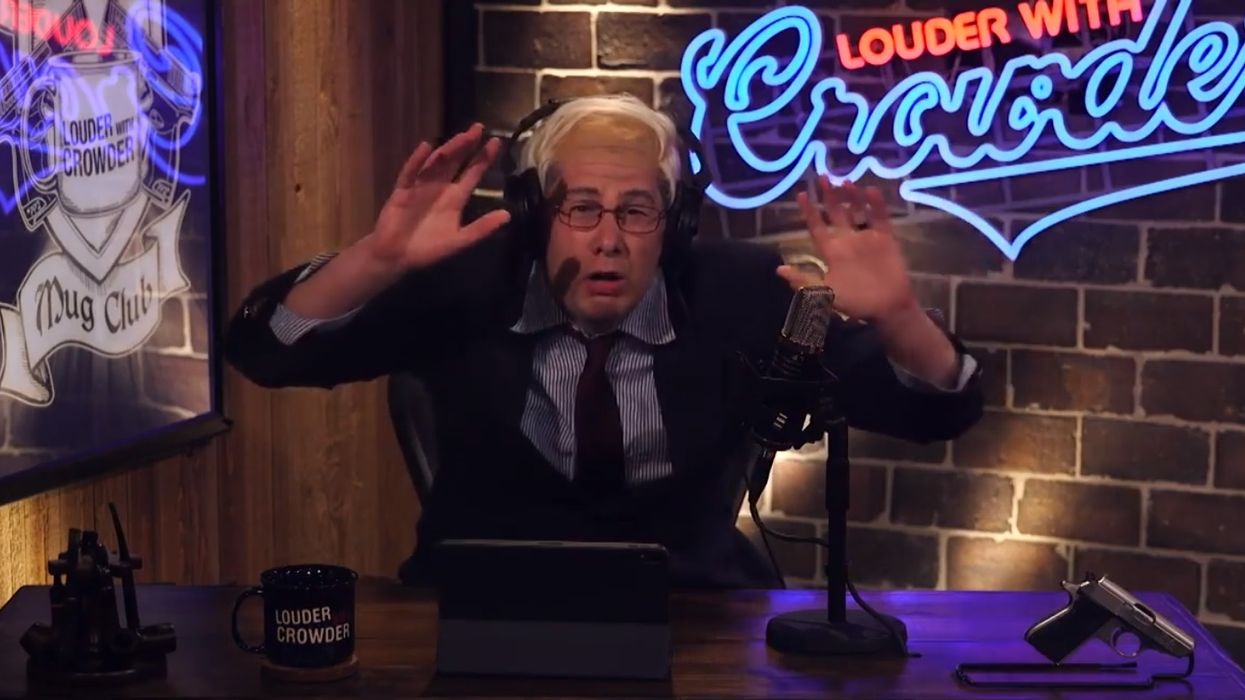 LAUGH: Special guest Bernie Sanders hosts 'Louder with Crowder'