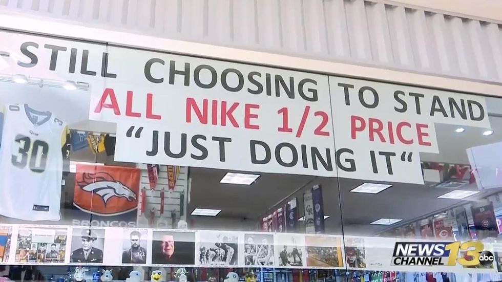 Sporting goods store dumps Nike merch at 50 percent off: ‘Still choosing to stand … Just doing it’