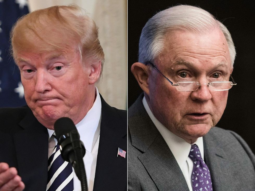 Trump wants Sessions to investigate who wrote anonymous NYT op-ed; considers suing the paper