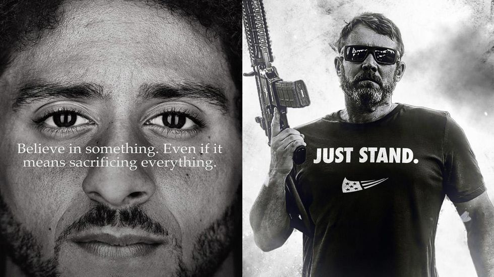 Army veteran's company releases 'Just Stand' T-shirt in opposition to Nike's Colin Kaepernick ads