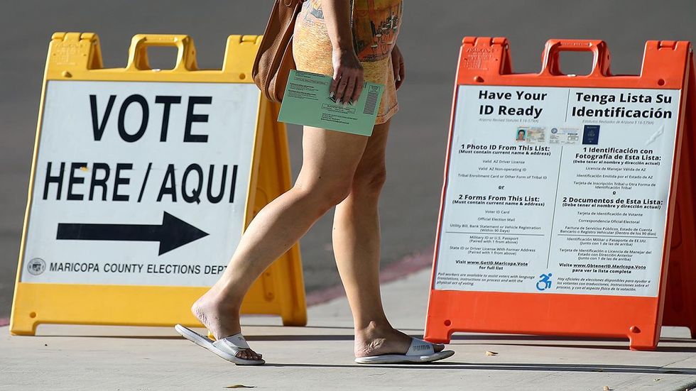 Record number of Arizona voters in primary election included big hike in Democrat turnout