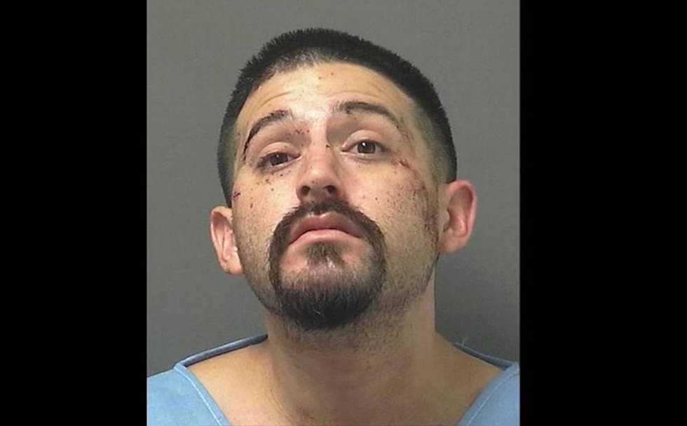 He gets ride from motorist, then pulls a gun. But motorist turns the tables — and in bloody fashion.