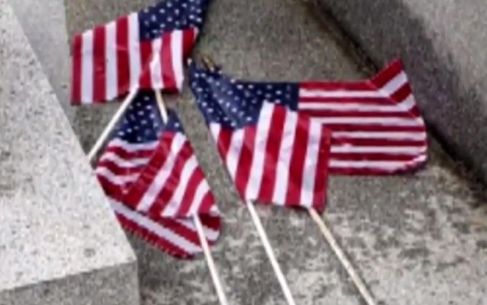 Man reportedly urinates on US flags he ripped from ground at veterans cemetery: 'I was outraged