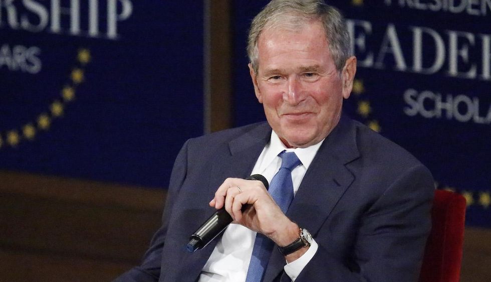 Former President George W. Bush on campaign trail for endangered Republicans — but not Ted Cruz