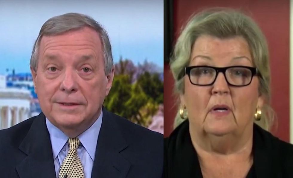 Democratic senator: We must 'listen' to sexual assault victims. Then Clinton rape accuser speaks up.