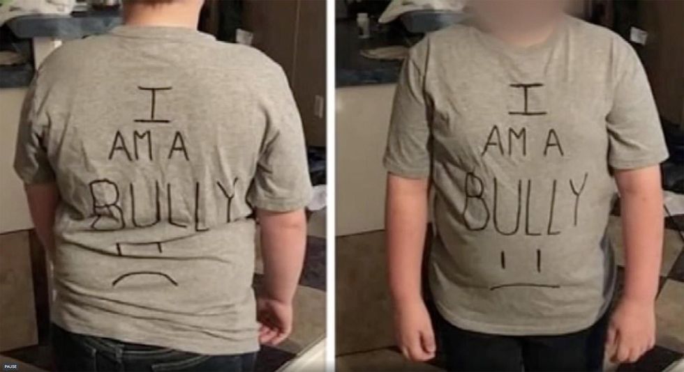 Mom faces criticism after bully son wears punishment shirt to school: ‘I don’t coddle my children’