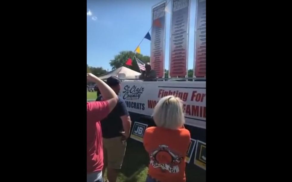 Union leader campaigning for Democrat: 'Vote early, vote often, whatever you can get away with