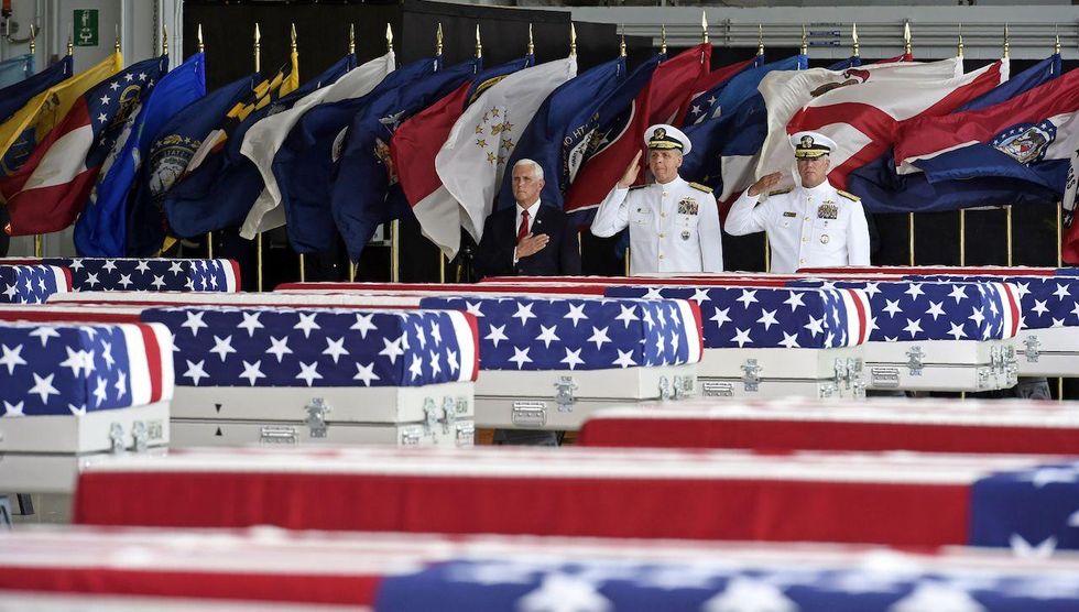 Pentagon identifies remains of two soldiers killed in Korean War and returned from N. Korea in July