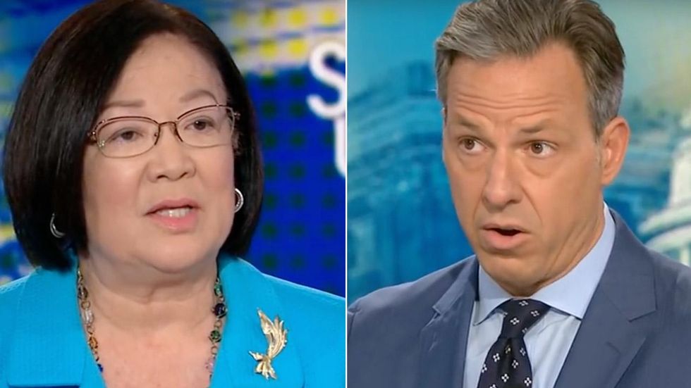 WATCH: Jake Tapper corners top anti-Kavanaugh Democrat on abuse hypocrisy. Here's her response.