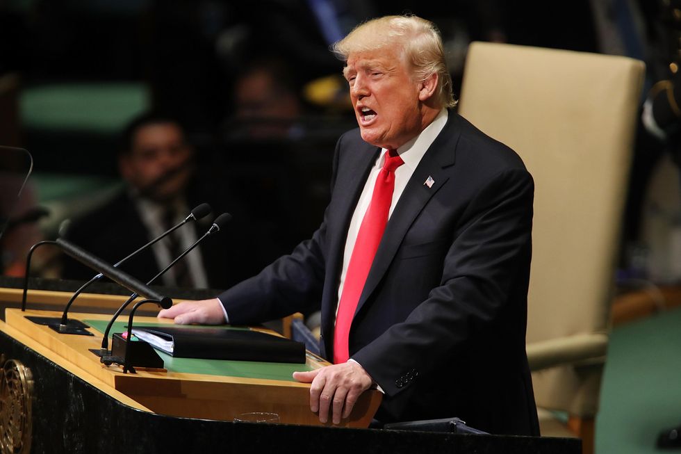 President Donald Trump calls women’s Kavanaugh accusations a Democratic ‘con game’