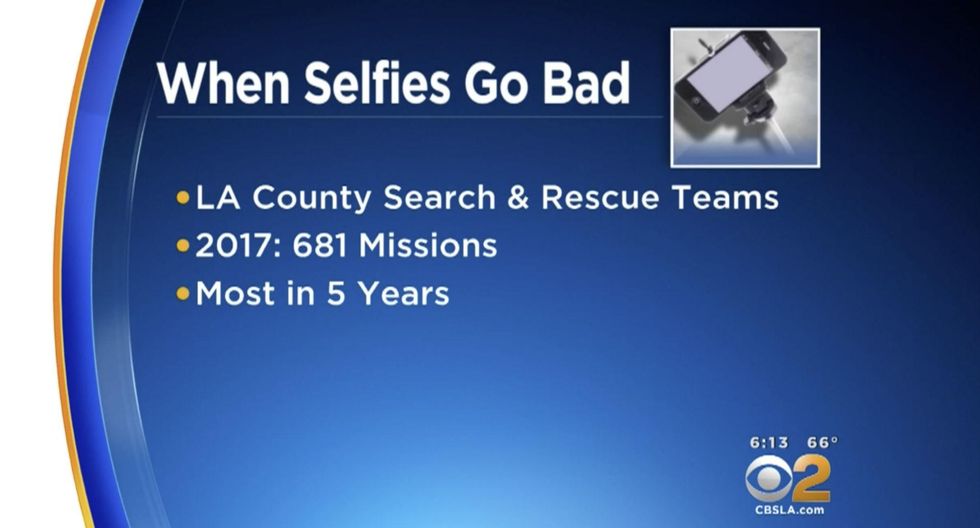 Los Angeles police are spending big bucks rescuing people from Instagram selfie accidents