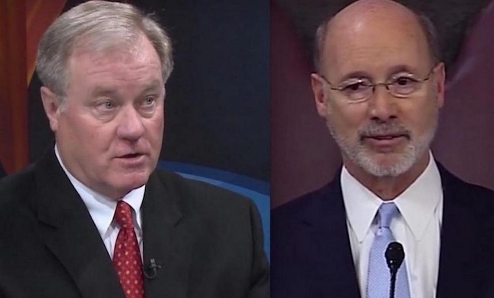 PA-Gov: Democrat Wolf brings in twice as much fundraising money as GOP's Wagner in last three months
