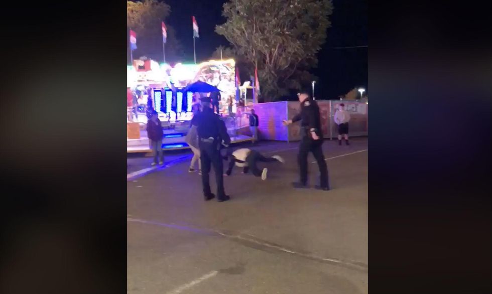 Cop kicks teen while breaking up fight. Now cop is being investigated and teen has lawyered up.