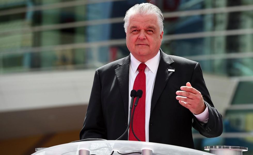 NV-Gov: In ad attacking Laxalt, Democratic nominee Sisolak cozies up to state's popular GOP governor