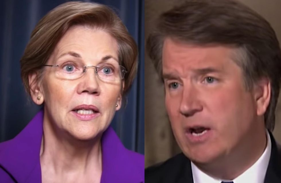 Liz Warren slams Kavanaugh over sex abuse - but has a past with contradictory allegations