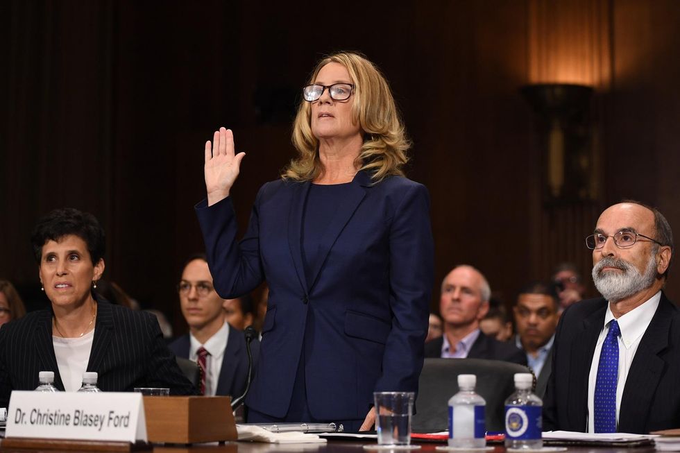 Christine Blasey Ford questioned during morning testimony in front of Senate Judiciary Committee