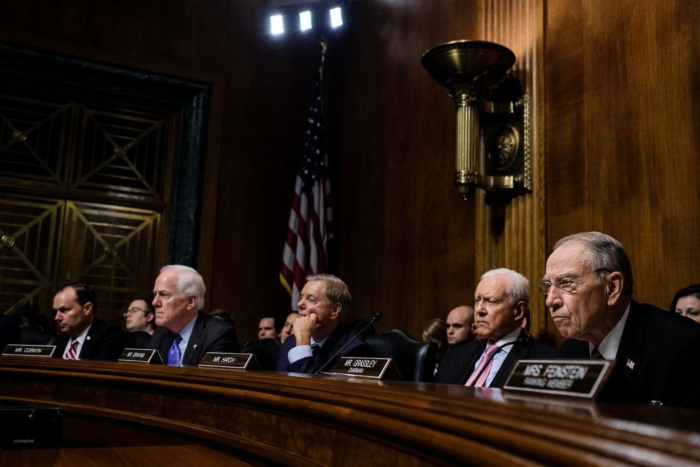 GOP Sens. Graham, Hatch, and Lee were doxxed during the Kavanaugh hearing on Thursday