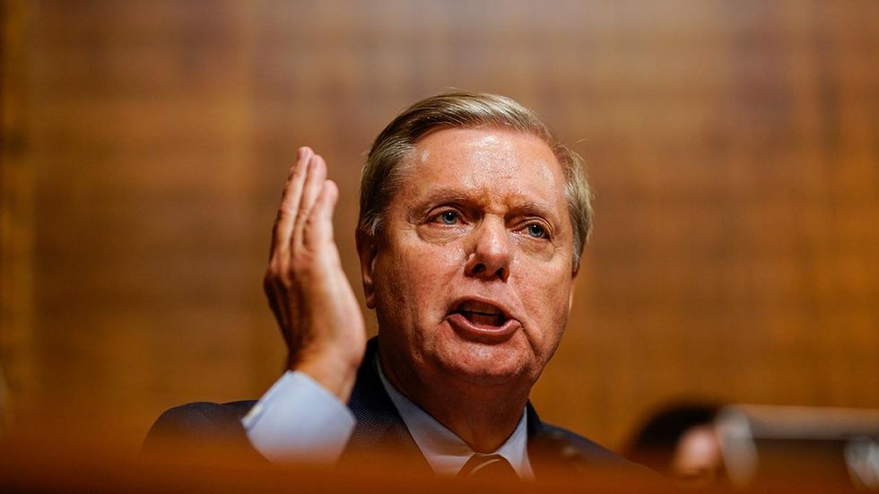 White House press secretary Sarah Sanders praises Lindsey Graham for his defense of Kavanaugh