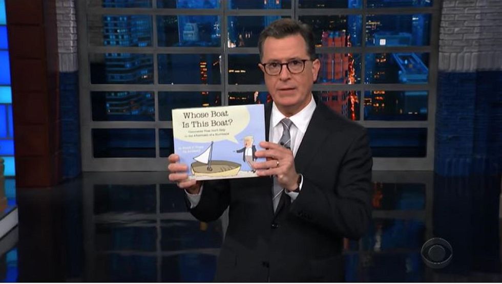 Stephen Colbert has a new children's book — it's made up entirely of President Trump quotes