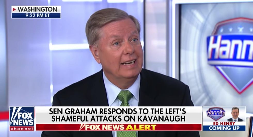 WATCH: Lindsey Graham goes scorched earth on NBC for leading the 'destruction of Kavanaugh