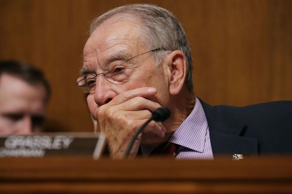 Sen. Chuck Grassley chastises Democratic senator for forwarding outlandish Kavanaugh allegation
