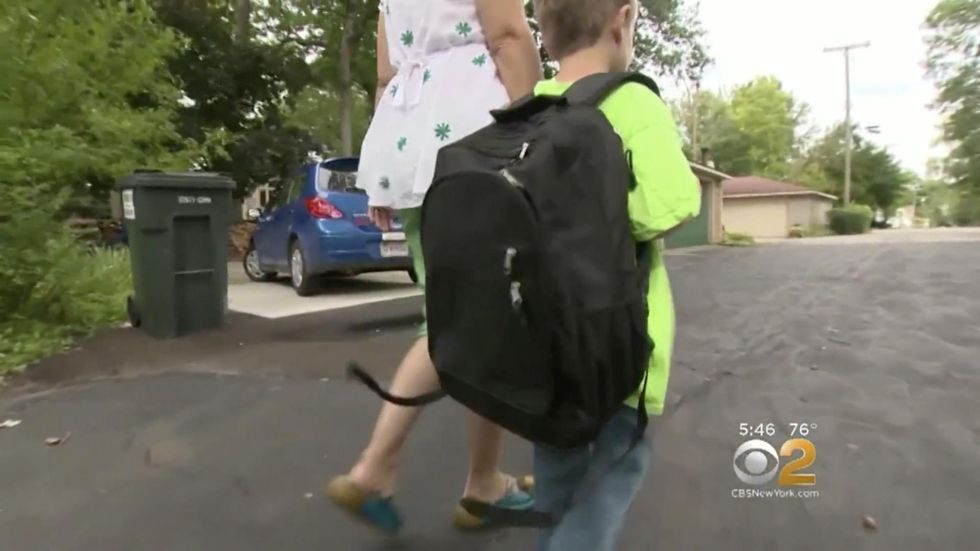 More and more children are going to school sporting bulletproof backpacks