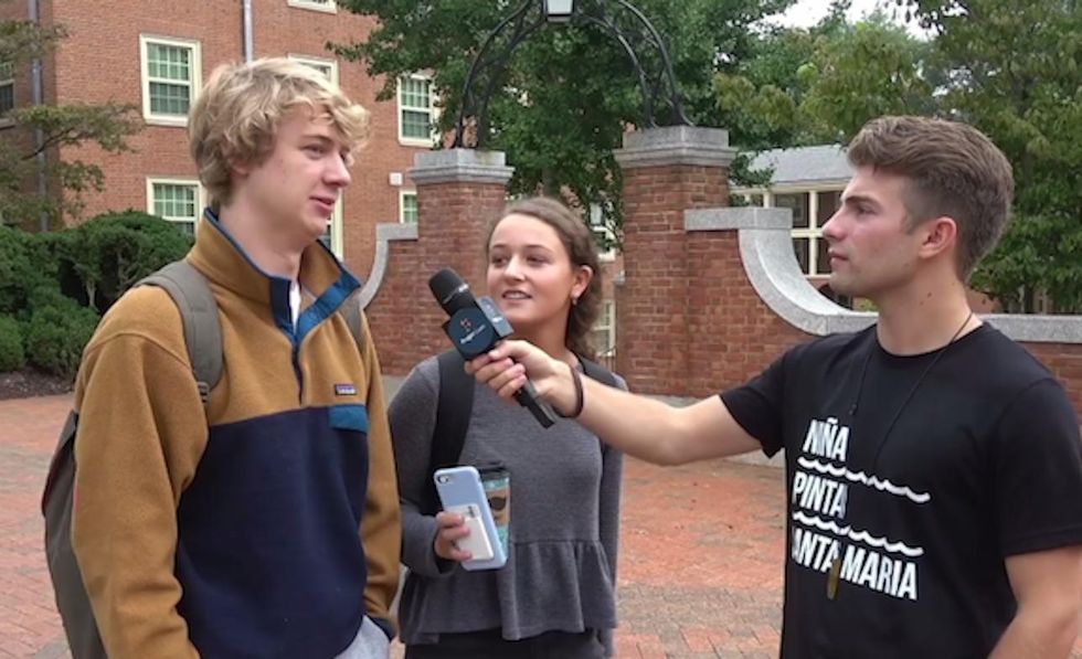 College students offer their opinions on Christopher Columbus. They're hilarious — and a bit sad.