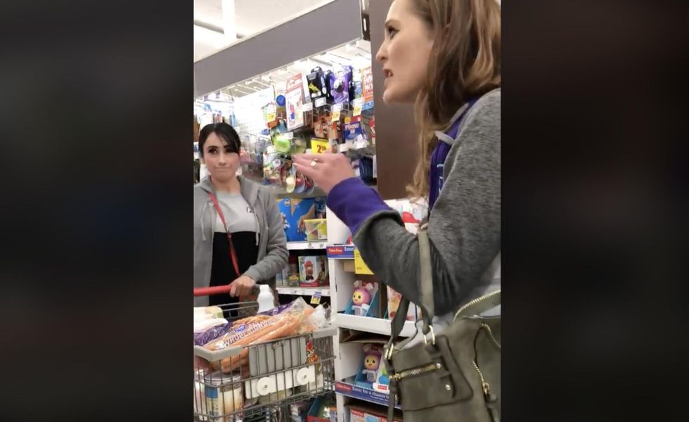 Woman intervenes in Walmart fracas after white woman yells at 2 Hispanic women for speaking Spanish