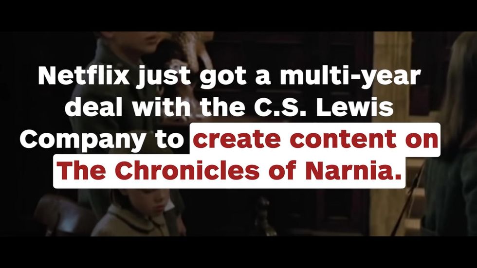 Netflix set to create new 'The Chronicles of Narnia' movies and shows