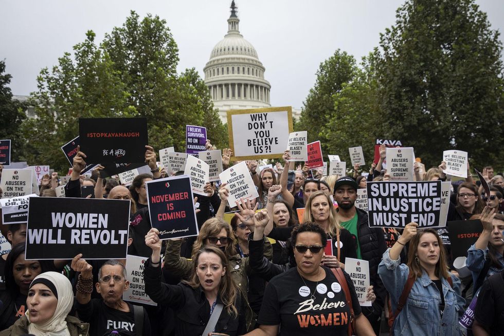 Chaos erupts at the Capitol after Collins assures Kavanaugh confirmation