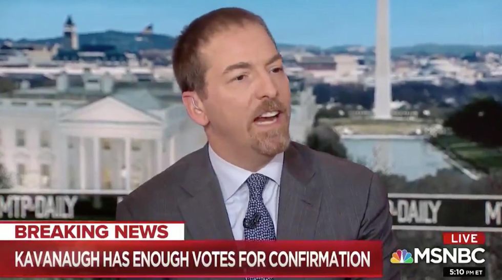 NBC's Chuck Todd drops major admission about Michael Avenatti's role in anti-Kavanaugh charade