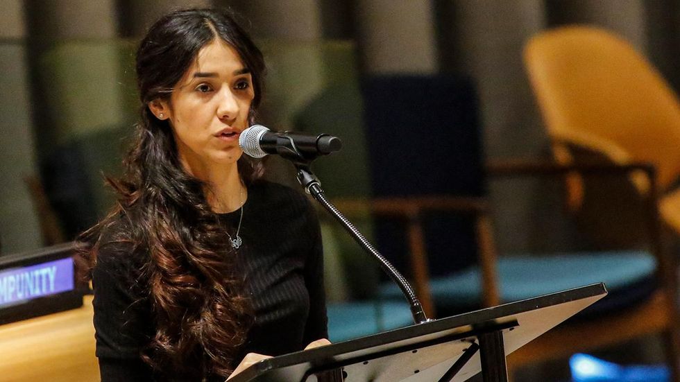 ISIS sex trafficking victim and Nobel Peace Prize winner tells harrowing story of what she endured