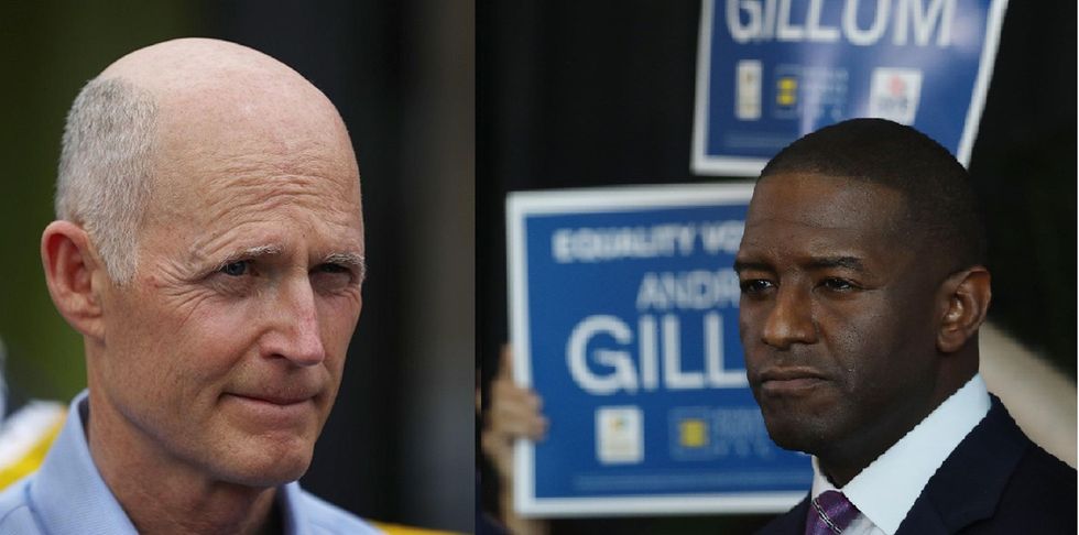 FL-Gov, Sen: Democrat Gillum leads in gubernatorial race, but Republican Scott leads in the Senate