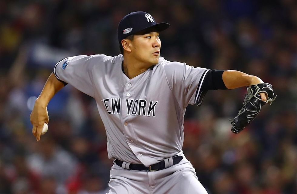Baseball commentator says 'chink in the armor' while describing Asian pitcher's performance. Uh oh.