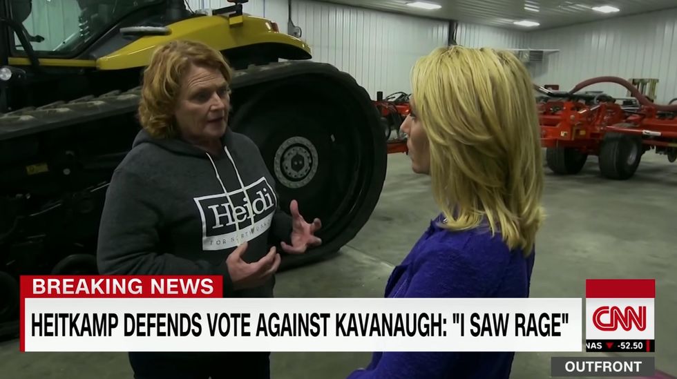 ND-Sen: Embattled Heitkamp reveals why she opposed Kavanaugh—and the moment that changed everything