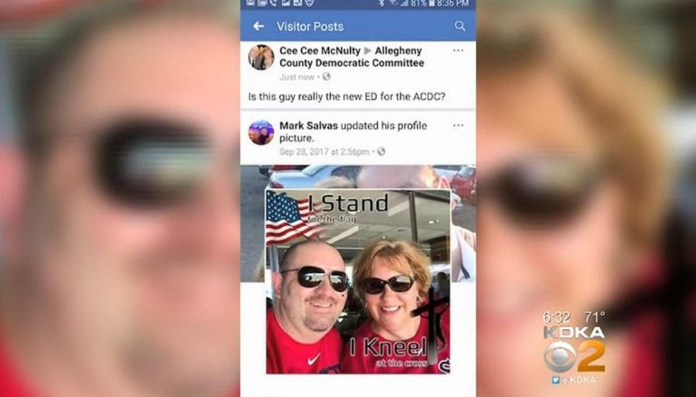 Local Democratic Party forces executive director to resign over pro-flag, pro-cop social media posts