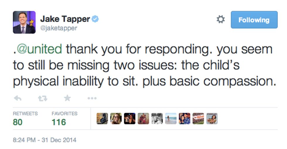 Mom of a Special Needs Child Claims a Flight Attendant Humiliated Her Family — and CNN's Jake Tapper Is Coming to Her Defense