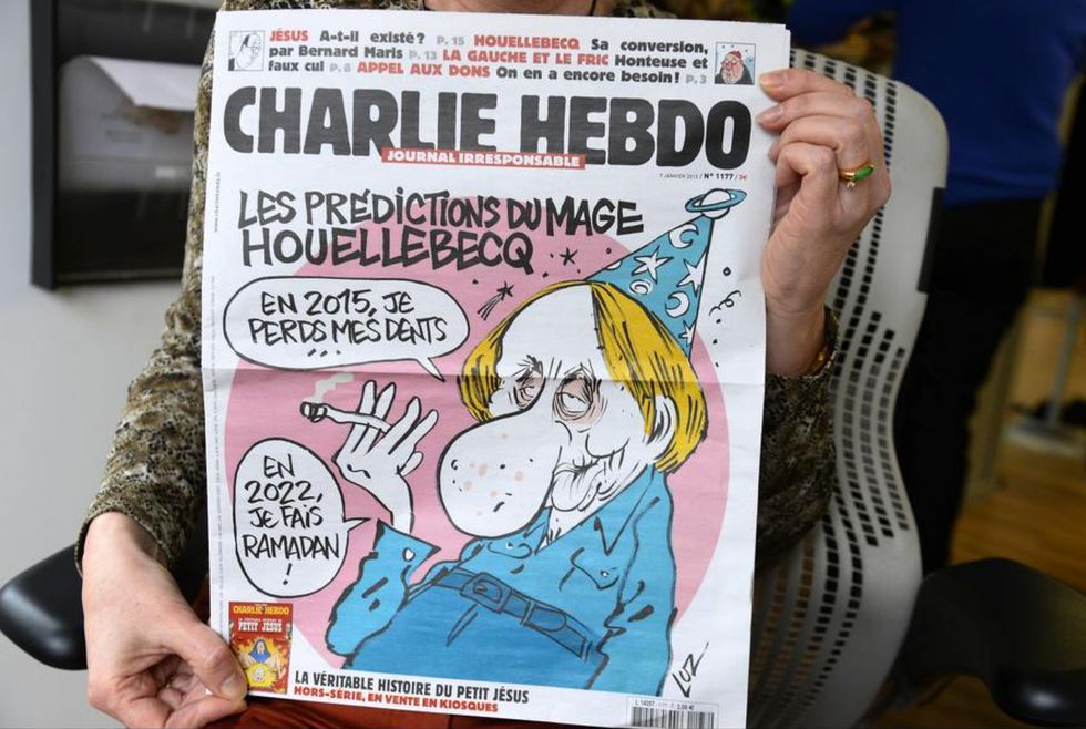 The overlooked detail about the most recent cover of the magazine at the center of the Paris attack