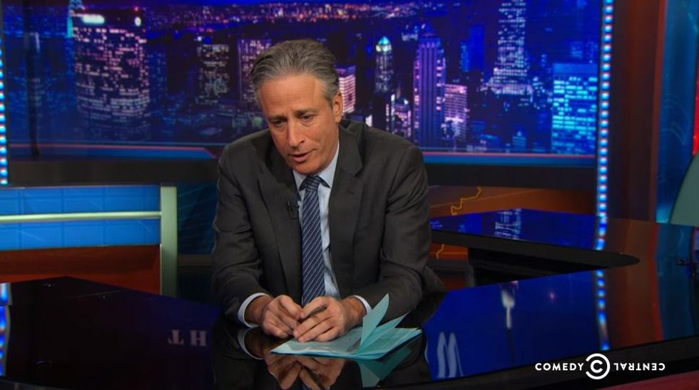 Jon Stewart Like You Rarely See Him: Serious